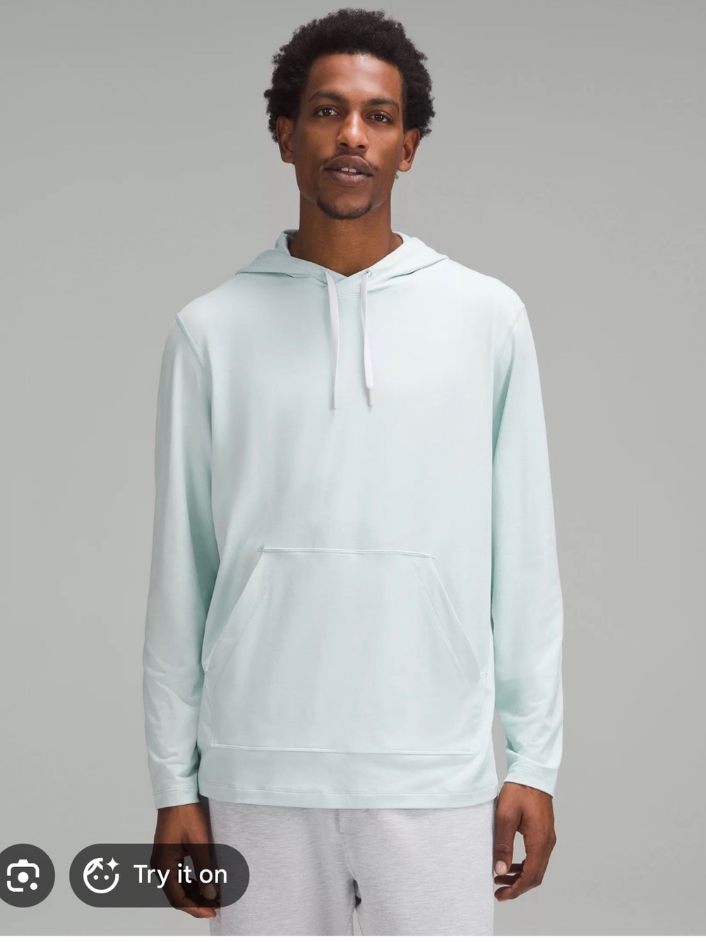 Lululemon Soft Jersey Pullover Hoodie - Ideal Mint